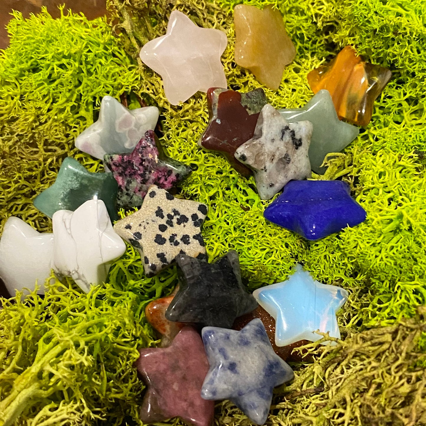 Star Hand-cut Gemstone Crystal Stone