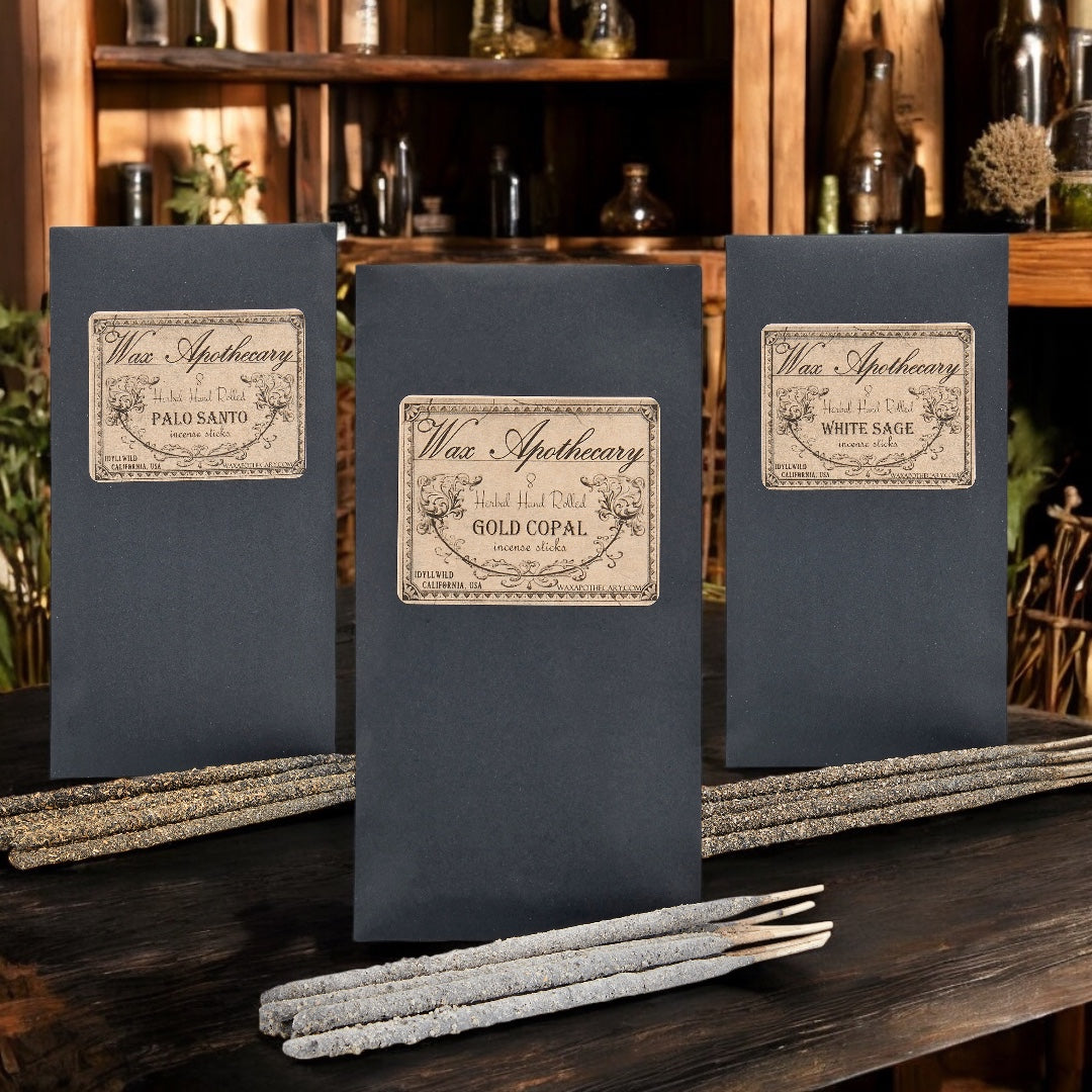 Sacred Smoke Hand-Rolled Incense Bundle (Set of 3)