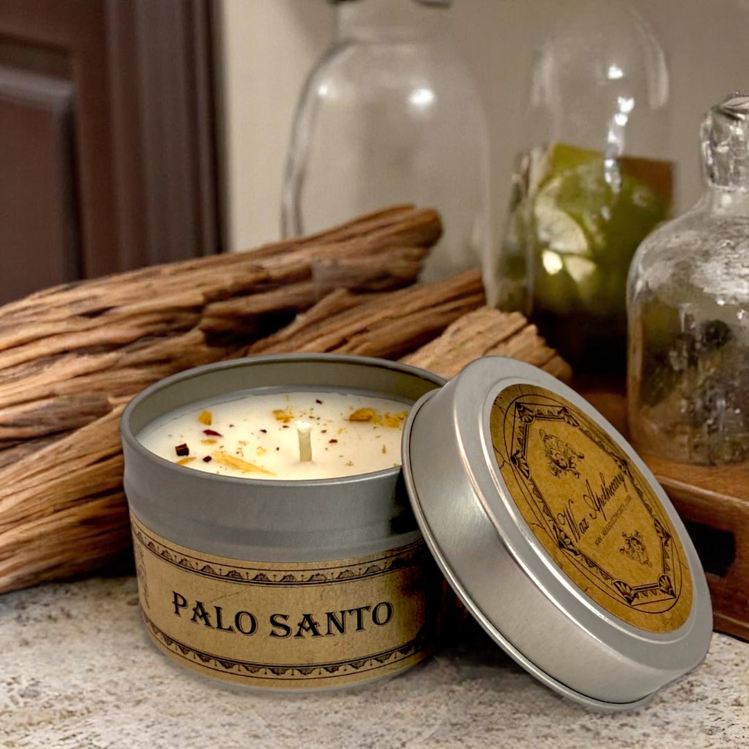 Palo Santo Botanical Candle Travel Tin