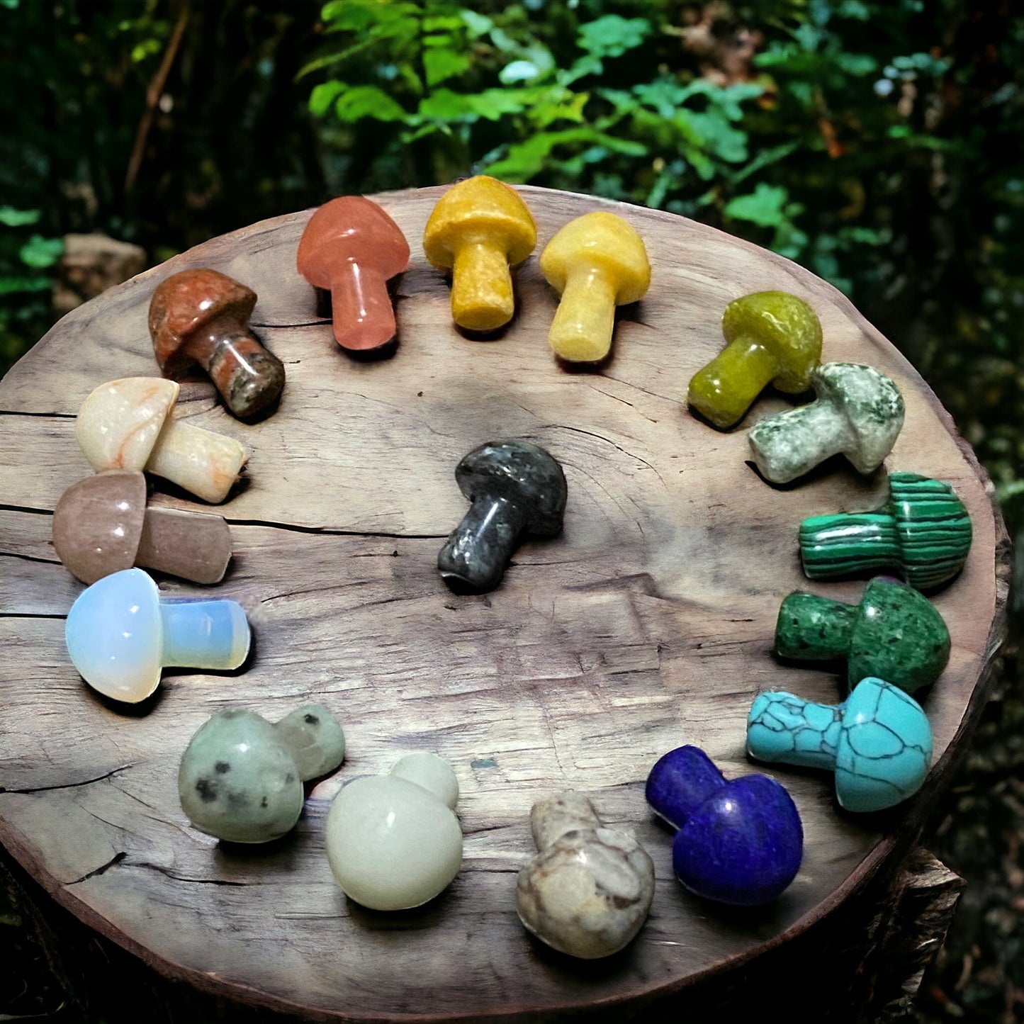 Mushroom Hand-cut Crystal Gemstone & Stone