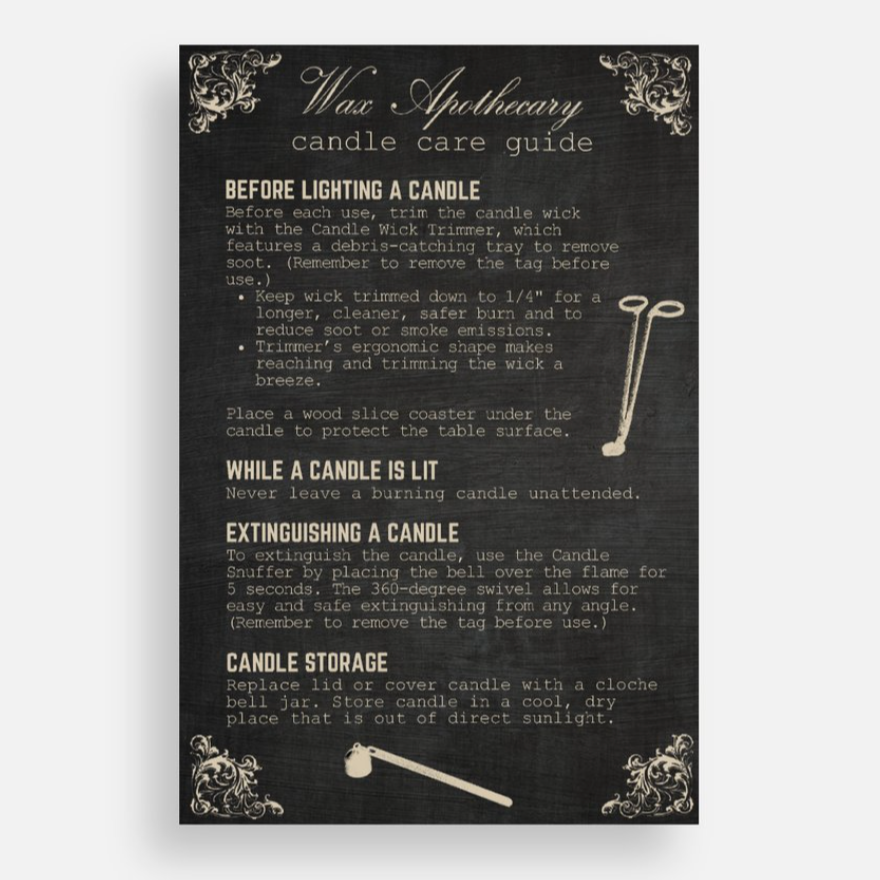 Candle Care Guide