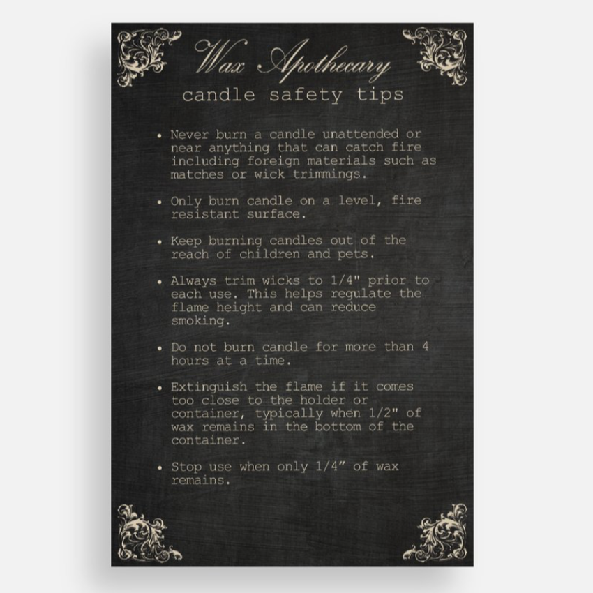 Candle Care Guide