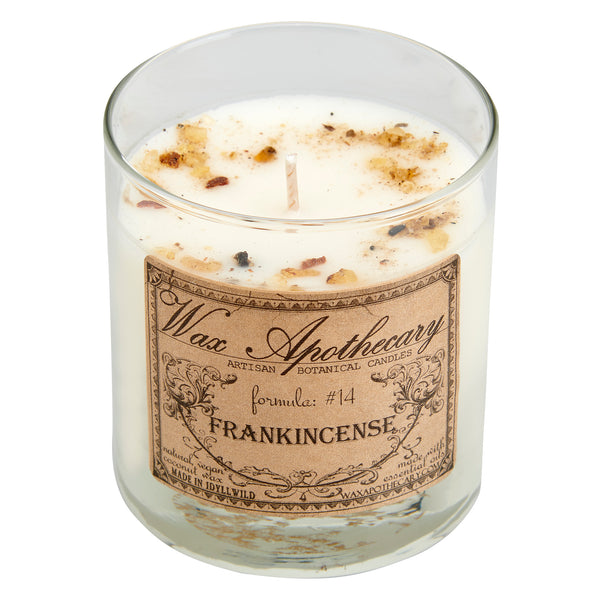 Frankincense 7oz Botanical Candle in Scotch Glass – Wax Apothecary ™
