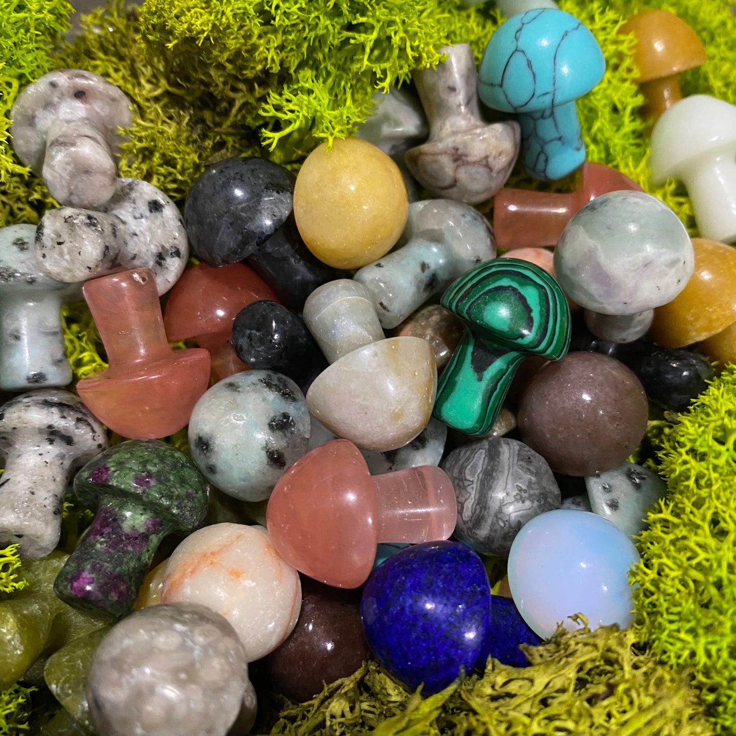 Mushroom Hand-cut Crystal Gemstone & Stone