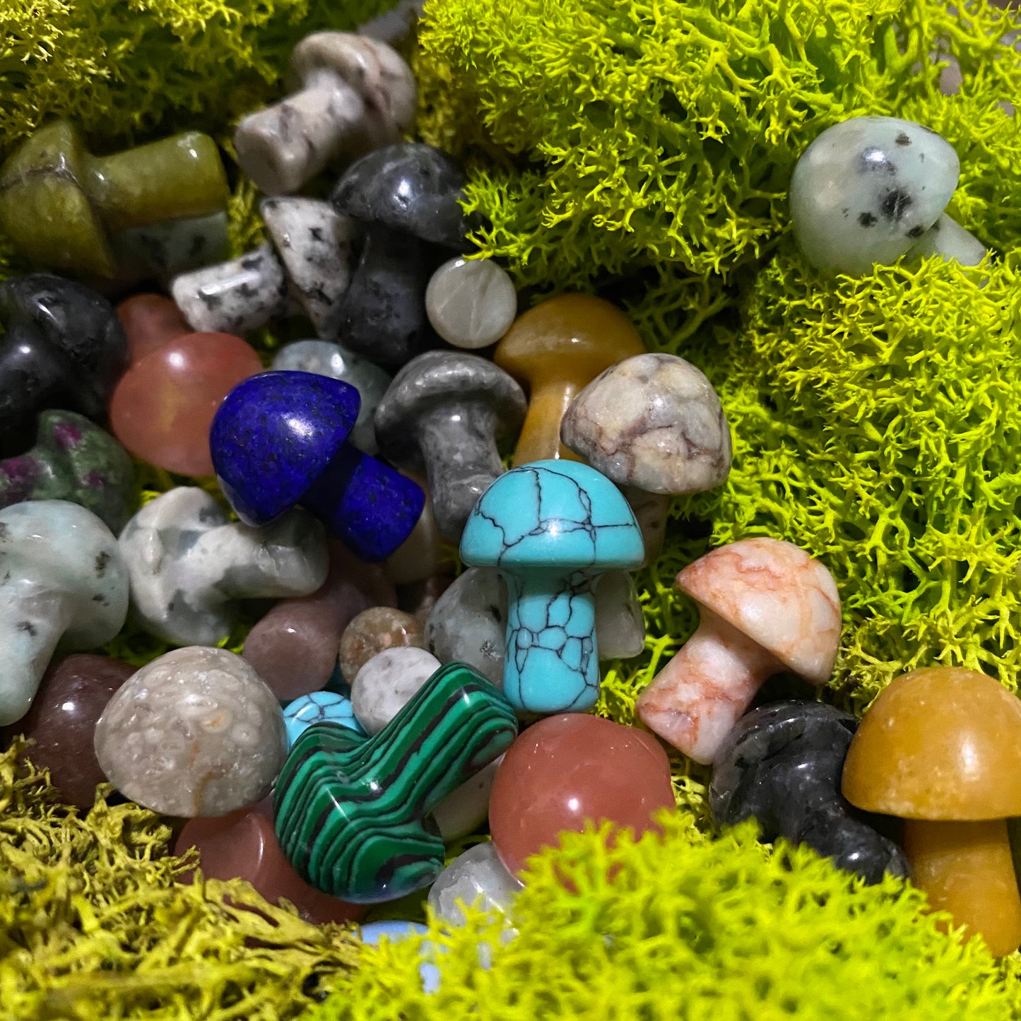 Mushroom Hand-cut Crystal Gemstone & Stone
