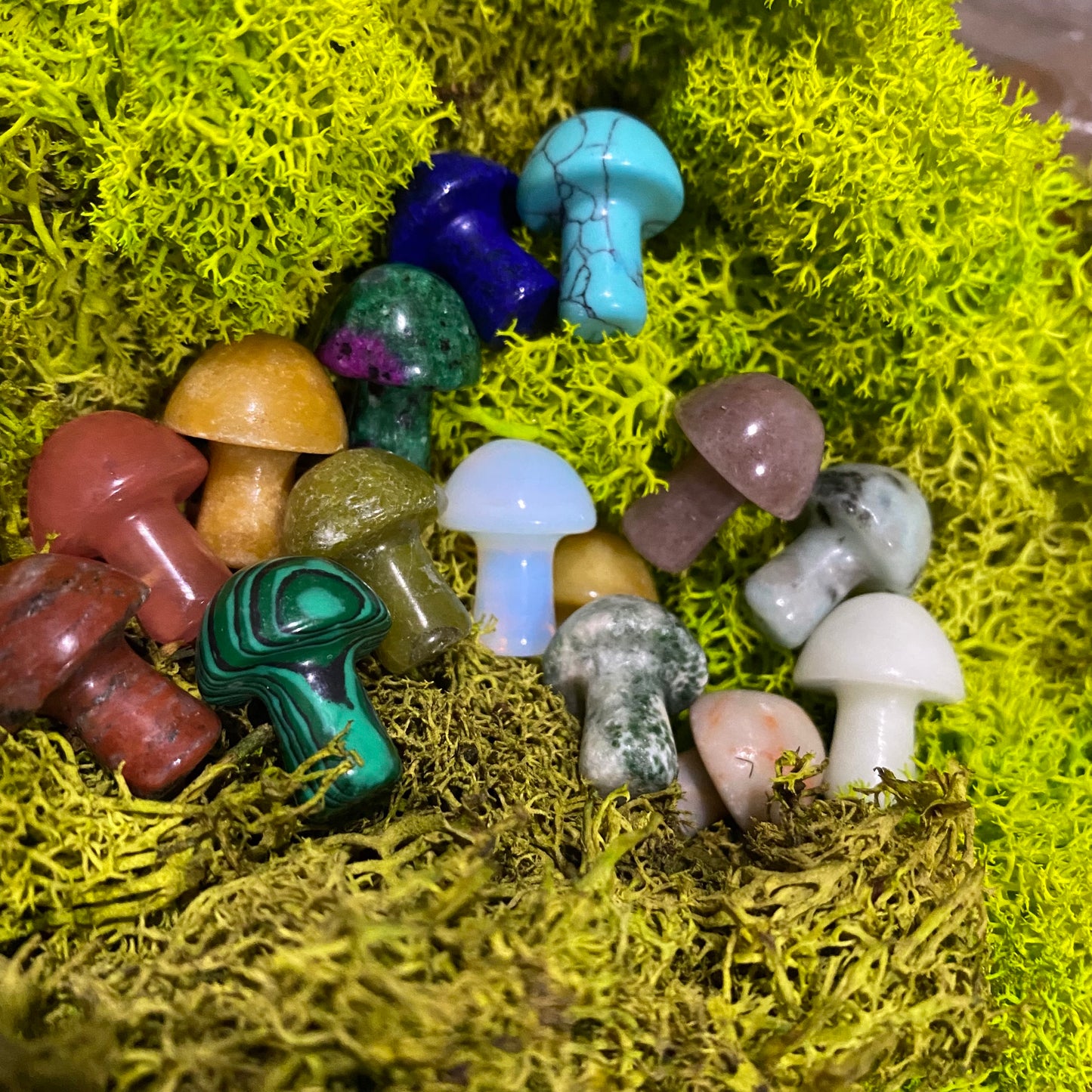 Mushroom Hand-cut Crystal Gemstone & Stone