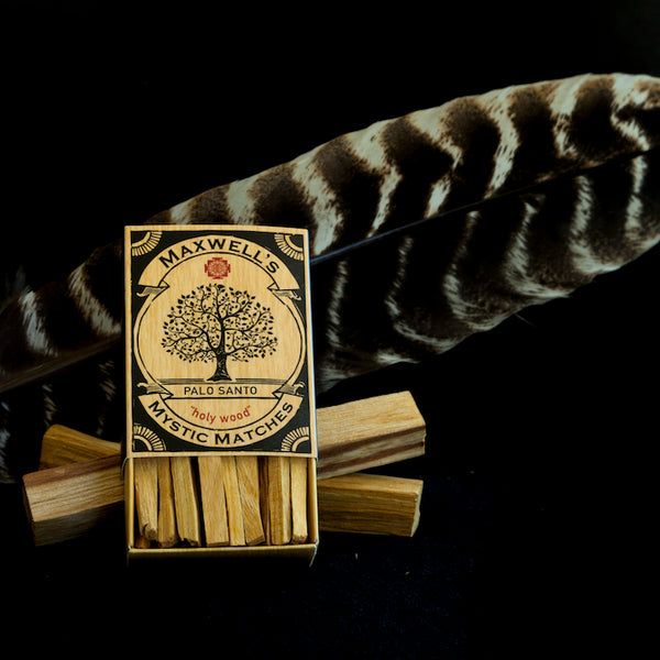 Maxwell's Mystic Palo Santo Matches- Spiritual Cleansing, Healing,  Enlightenment