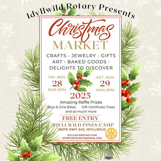 Wax Apothecary at the Idyllwild Rotary Christmas Market Festival 2025 – Holiday Gifts, Aromatherapy & Artisan Botanicals