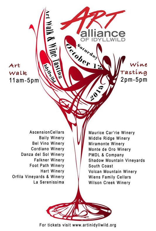 EVENT: Idyllwild 22nd Annual Art Walk and Wine Tasting