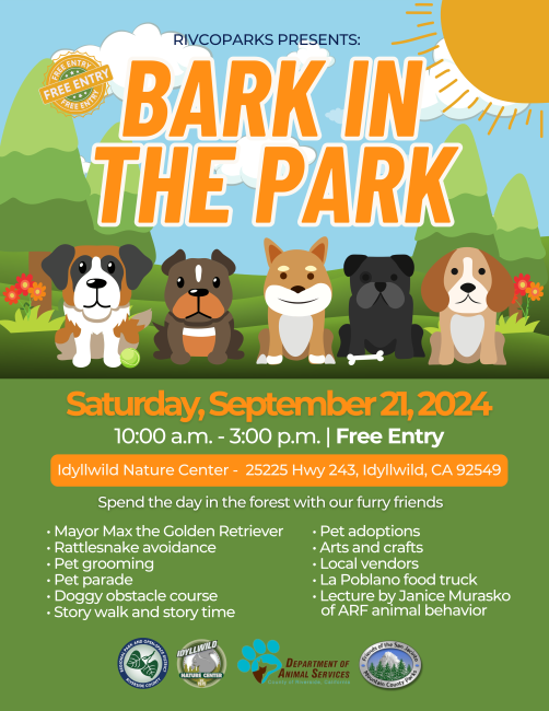 Bark in the Park - September 21st 2024