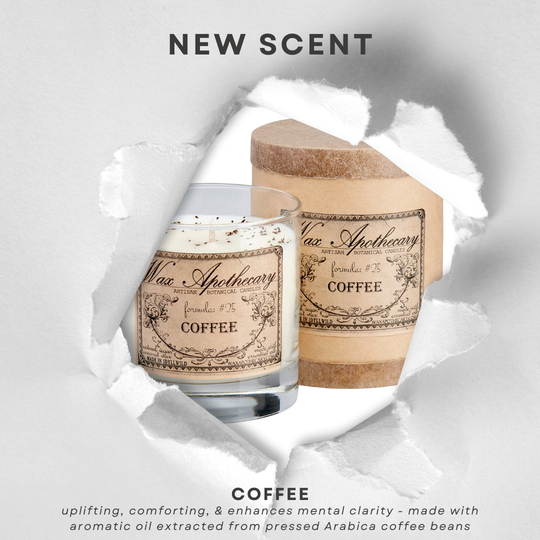 NEW ☕ COFFEE COLLECTION: FRESHLY BREWED… IN A CANDLE