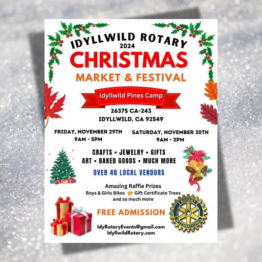 Idyllwild Rotary Christmas Market & Festival 2024