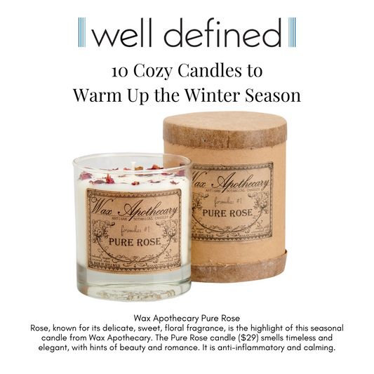 well defined : 10 Cozy Candles to Warm Up the Winter Season