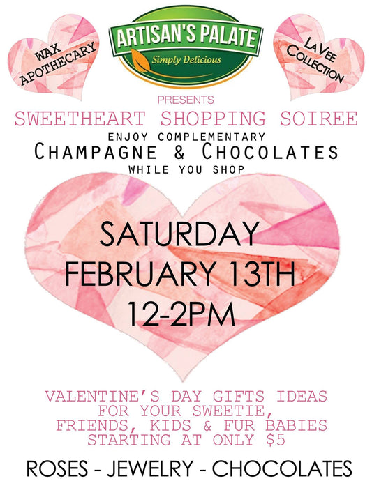 Sweetheart Shopping Soiree at Artisan's Palate