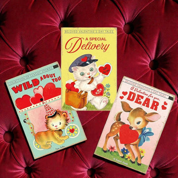 Retro Valentine with Envelope & Seal Set