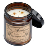 6 oz Botanical Candle in Amber Glass Jar - Frankincense