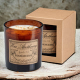 9 oz Frankincense Artisan Amber Glass Candle