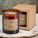 9 oz French Lavender Artisan Amber Glass Candle