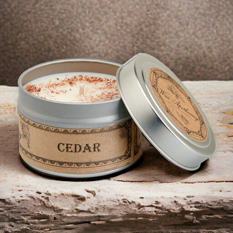 Cedar Botanical Candle Travel Tin