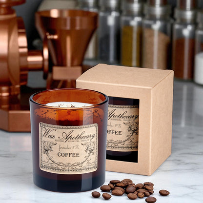 9 oz Coffee Artisan Amber Glass Candle