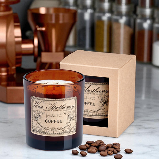 9 oz Coffee Artisan Amber Glass Candle