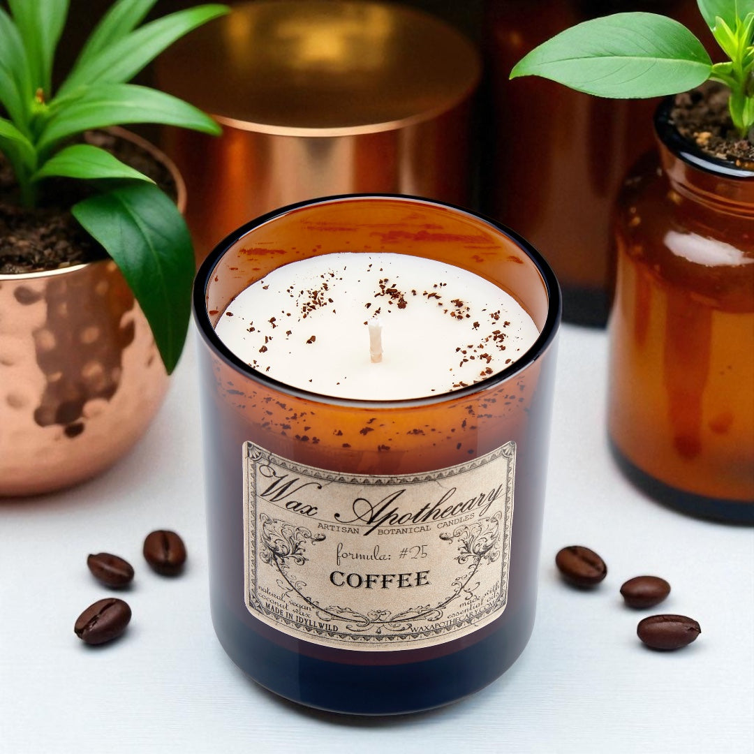 9 oz Coffee Artisan Amber Glass Candle