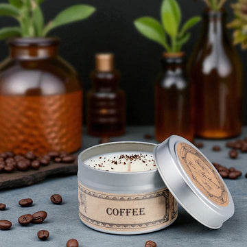Coffee Botanical Candle Travel Tin