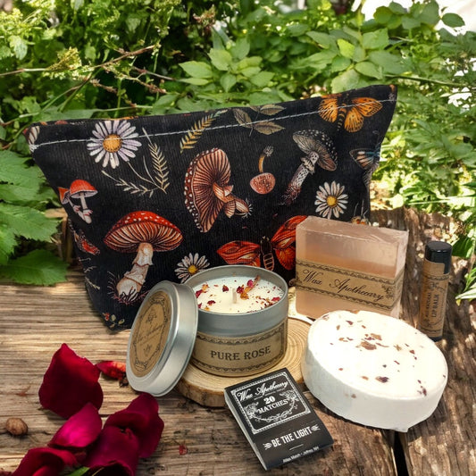 Beauty & Elegance - Forest Bathing Bag Aromatherapy Gift Set - Rose