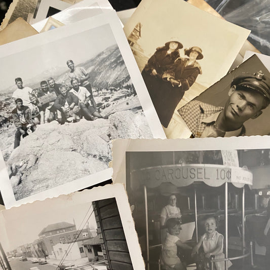 Antique Black & White Photos ** GENUINE VINTAGE