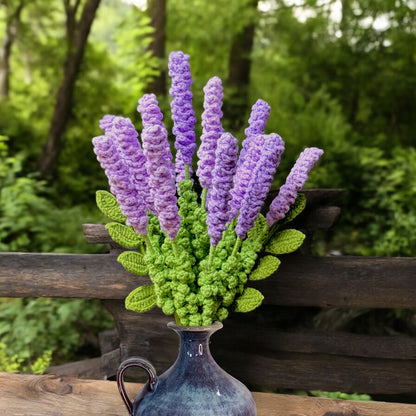 Hand Crochet Lavender Stems