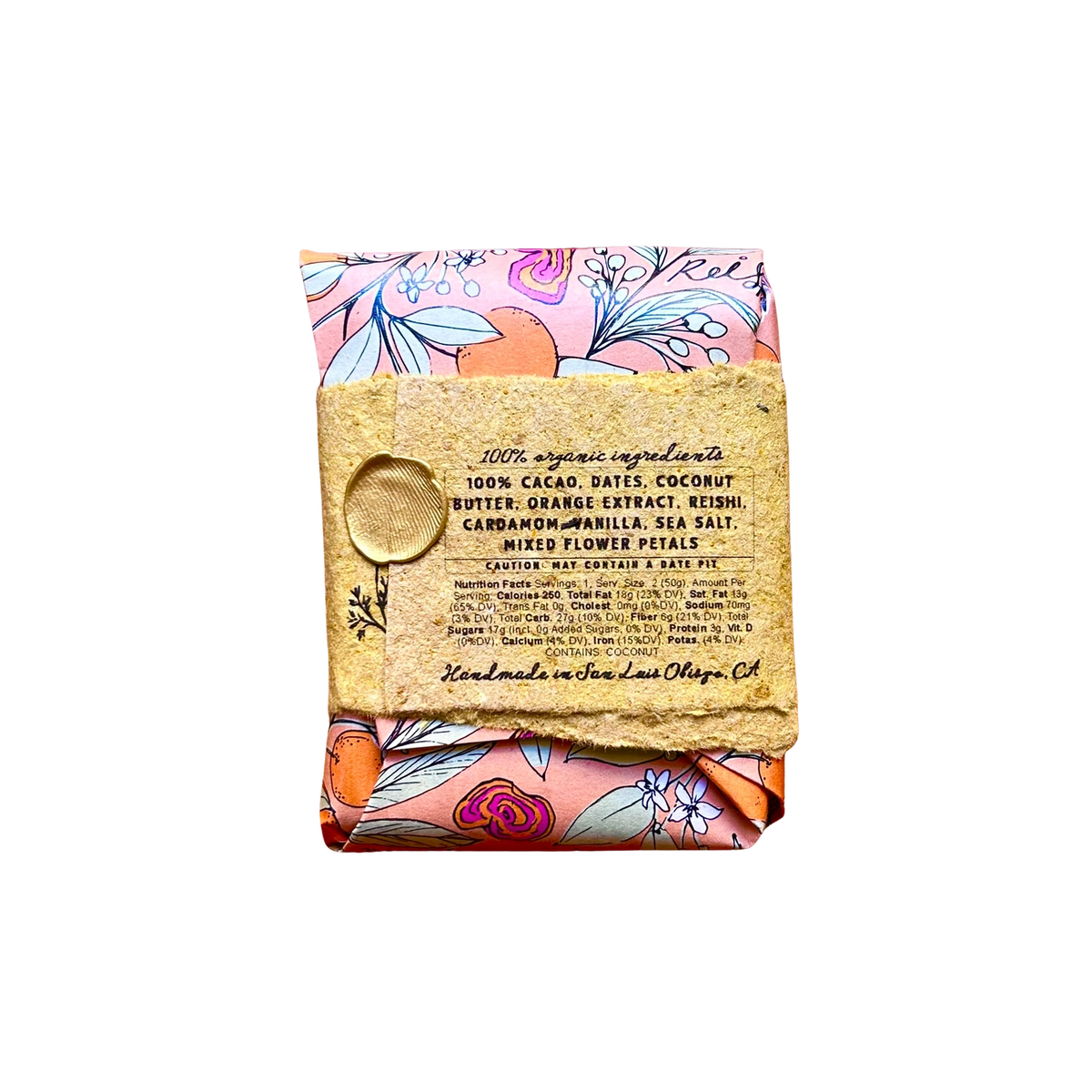 Orange Reishi Cardamom Fudge