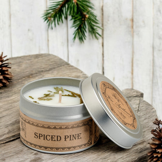 Spiced Pine Botanical Candle Travel Tin *Seasonal