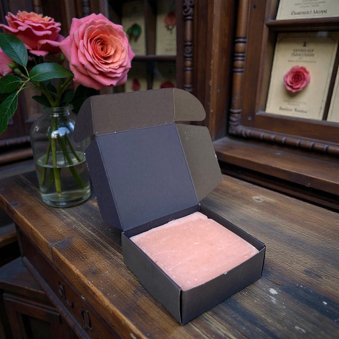 NEW Handmade Rose Quartz Clay Soap in Box