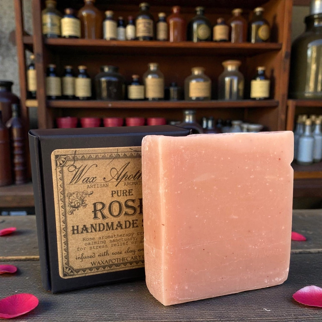NEW Handmade Rose Quartz Clay Soap in Box