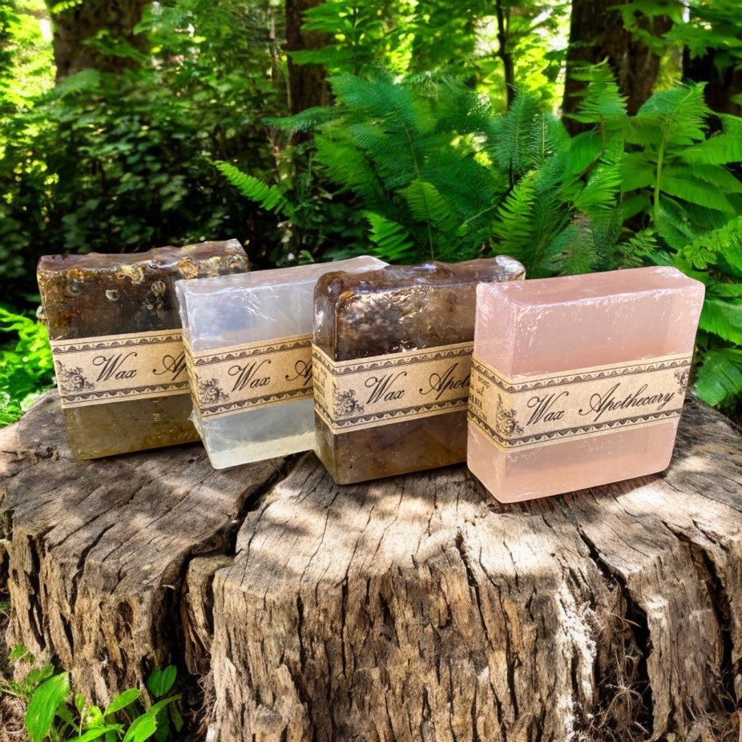 Handmade Botanical & Clay Soap Bundle (Set of 4)