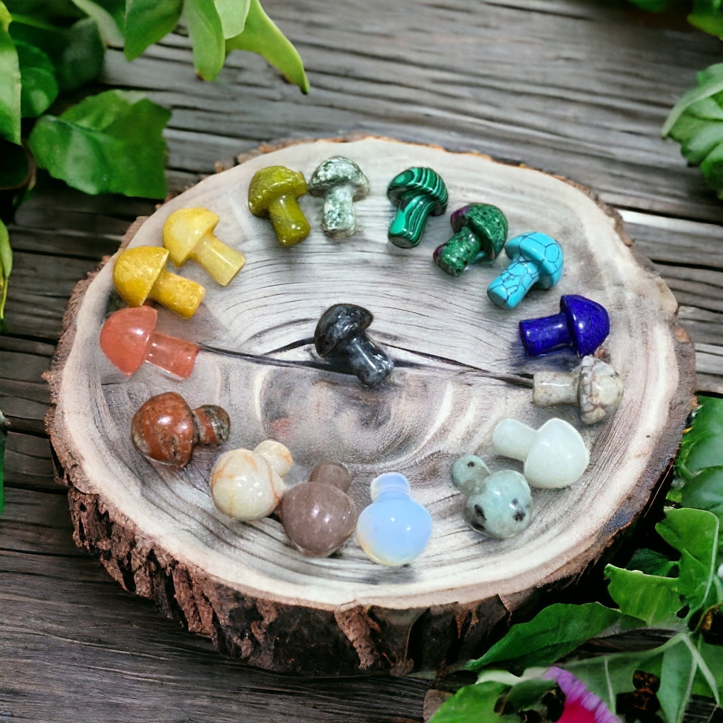 Mushroom Hand-cut Crystal Gemstone & Stones