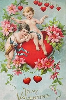 Victorian Valentine with Envelope & Seal Set