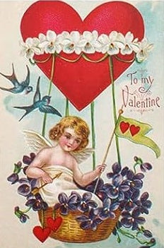 Victorian Valentine with Envelope & Seal Set