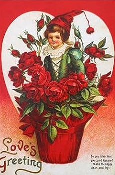 Victorian Valentine with Envelope & Seal Set