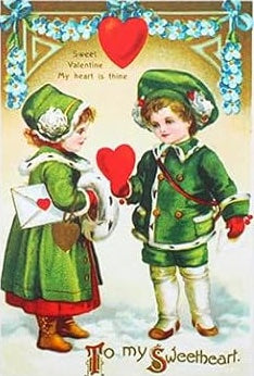 Victorian Valentine with Envelope & Seal Set