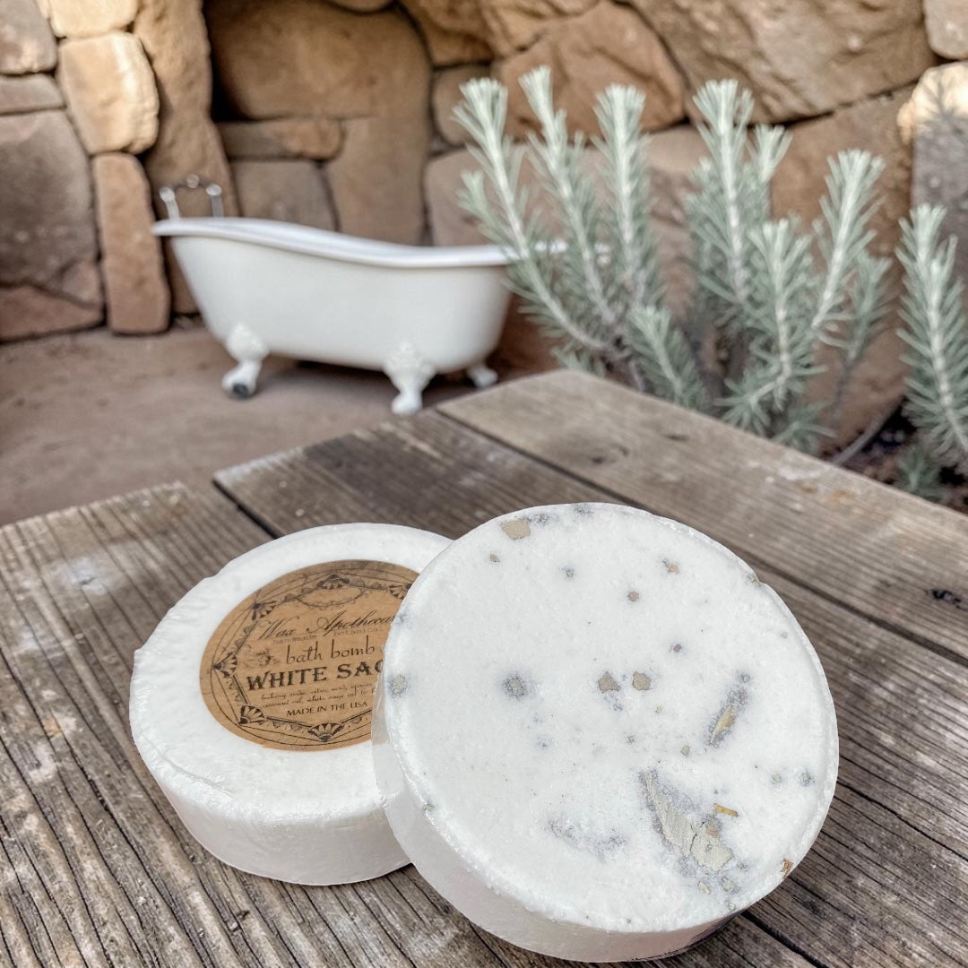 White Sage Botanical Bath Bomb