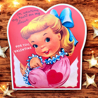 Vintage Valentine XL Card - Choose Any Design