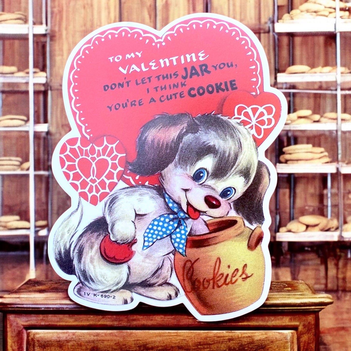 Vintage Valentine XL Card - Choose Any Design