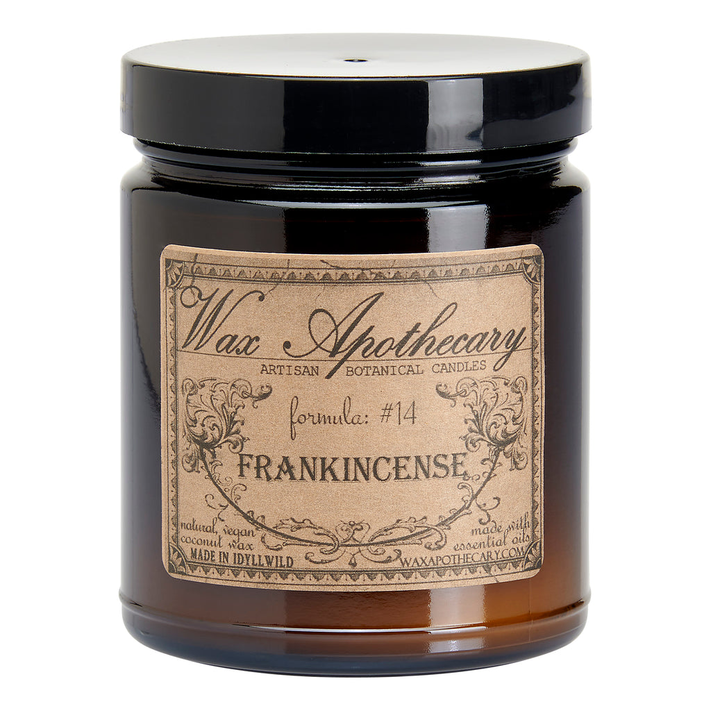 Frankincense 7oz Botanical Candle in Scotch Glass – Wax Apothecary ™