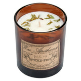 9 oz Spiced Pine Artisan Amber Glass Candle