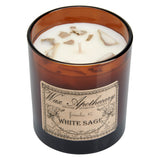9oz White Sage Artisan Amber Glass Candle