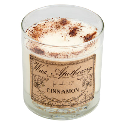 Cinnamon 7 oz Botanical Candle in Scotch Glass