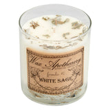 White Sage 7oz Botanical Candle in Scotch Glass