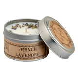 French Lavender Botanical Candle Travel Tin