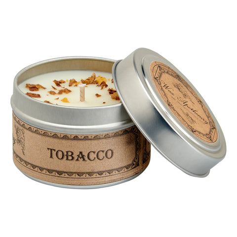 Tobacco Botanical Candle Travel Tin